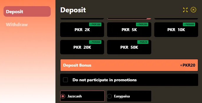 99 Game Deposit