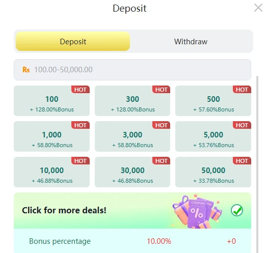 K9 Game Deposit