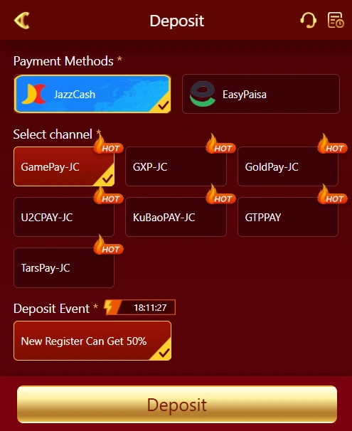 PK686 Game Deposit