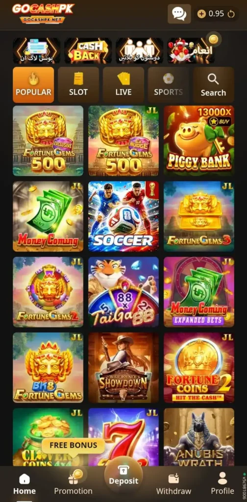 GOCASHPK Game
