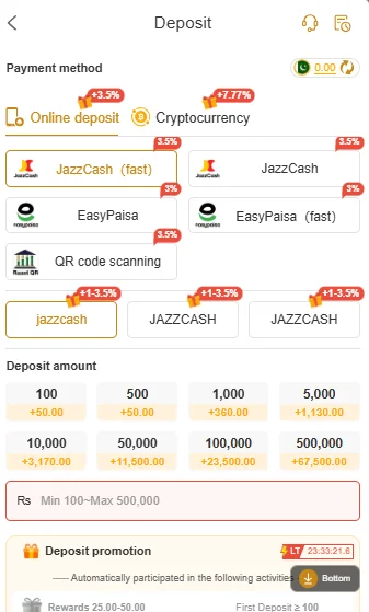 6 Crore Game deposit