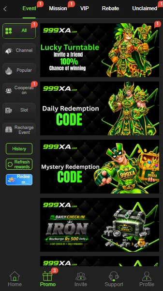 999 XA Game app